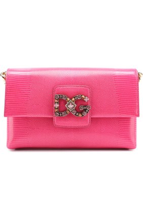 Женская сумка dg millennials DOLCE & GABBANA фуксия цвета, арт. 0116/BB6393/A1095 купить в ЦУМ | Фото №1 Сумка DG Millennials Dolce & Gabbana фуксия цвета | Фото №1