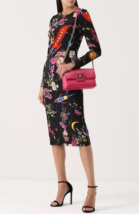 Женская сумка dg millennials DOLCE & GABBANA фуксия цвета, арт. 0116/BB6393/A1095 купить в ЦУМ | Фото №2 Сумка DG Millennials Dolce & Gabbana фуксия цвета | Фото №2