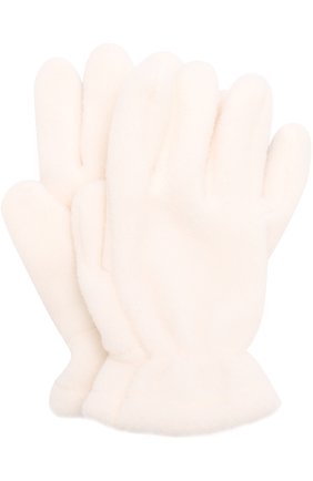 Детские текстильные перчатки CATYA белого цвета, арт. 721518 | Фото 1 (Статус проверки: Проверена категория, Проверено; Материал: Текстиль, Синтетический материал)