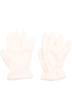 Детские текстильные перчатки CATYA белого цвета, арт. 721518 | Фото 2 (Статус проверки: Проверена категория, Проверено; Материал: Текстиль, Синтетический материал)