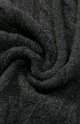 Женский черный шарф фактурной вязки из кашемира Kashja` Cashmere, арт. ZU13 купить в ЦУМ | Фото №1 Шарф фактурной вязки из кашемира Kashja` Cashmere черный | Фото №1