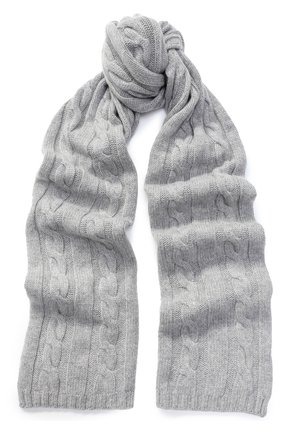 Женский черный шарф фактурной вязки из кашемира Kashja` Cashmere, арт. ZU13 купить в ЦУМ | Фото №1 Шарф фактурной вязки из кашемира Kashja` Cashmere черный | Фото №1