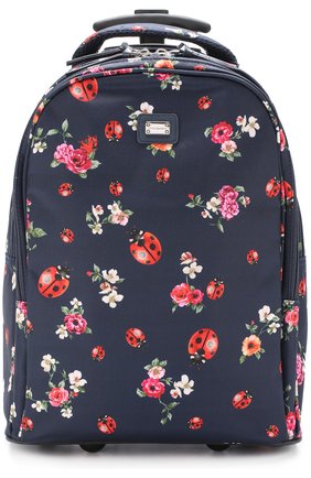 Текстильный чемодан с принтом Dolce & Gabbana синего цвета, арт. 0130/EB0130/AD770 в ЦУМ | Фото №1 Текстильный чемодан с принтом Dolce & Gabbana синего цвета | Фото №1