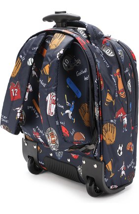 Текстильный чемодан с принтом Dolce & Gabbana синего цвета, арт. 0130/EM0057/AD770 в ЦУМ | Фото №4 Текстильный чемодан с принтом Dolce & Gabbana синего цвета | Фото №4