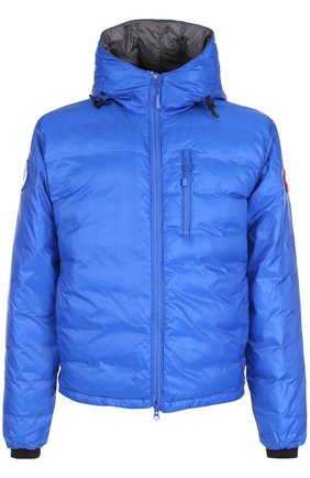 Мужская синяя пуховик lodge на молнии с капюшоном Canada Goose, арт. 5055MPB купить в ЦУМ | Фото №1 Пуховик Lodge на молнии с капюшоном Canada Goose синяя | Фото №1