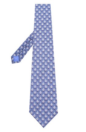 Шелковый галстук с узором Turnbull & Asser, синего цвета, арт. TIE002-BB203 в ЦУМ | Фото №1 Шелковый галстук с узором Turnbull & Asser синего цвета | Фото №1