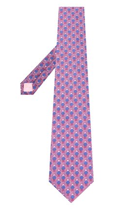Шелковый галстук с узором Turnbull & Asser, синего цвета, арт. TIE002-BB203 в ЦУМ | Фото №1 Шелковый галстук с узором Turnbull & Asser синего цвета | Фото №1