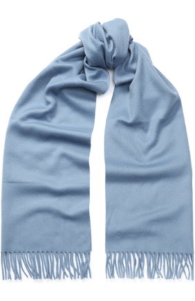 Женский кашемировый шарф grande unita LORO PIANA голубого цвета, арт. FAA1056 | Фото 1 (Материал: Текстиль, Кашемир, Шерсть; Статус проверки: Проверена категория)