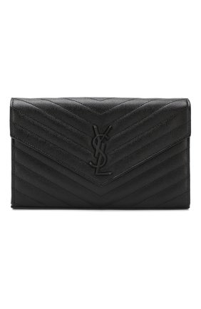 Женская клатч monogram на цепочке SAINT LAURENT черного цвета по цене 96150 руб., арт. 377828/B0W08 | Фото 1 Женская клатч monogram на цепочке SAINT LAURENT черного цвета, арт. 377828/B0W08 | Фото 1