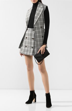 Женская клатч monogram на цепочке SAINT LAURENT черного цвета по цене 96150 руб., арт. 377828/B0W08 | Фото 2 Женская клатч monogram на цепочке SAINT LAURENT черного цвета, арт. 377828/B0W08 | Фото 2