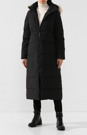 Женский пуховик mystique CANADA GOOSE черного цвета по цене 96300 руб., арт. 3035L | Фото 2 Женский пуховик mystique CANADA GOOSE черного цвета, арт. 3035L | Фото 2