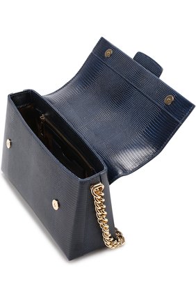 Женская сумка dg millennials DOLCE & GABBANA темно-синяя цвета, арт. 0116/BB6393/A1095 купить в ЦУМ | Фото №4 Сумка DG Millennials Dolce & Gabbana темно-синяя цвета | Фото №4