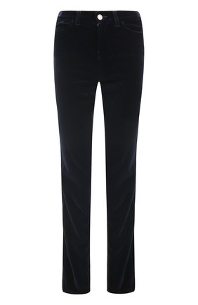 Женские синие бархатные джинсы прямого кроя Armani Jeans, арт. 6Y5J20/5N0BZ купить в ЦУМ | Фото №1 Бархатные джинсы прямого кроя Armani Jeans синие | Фото №1