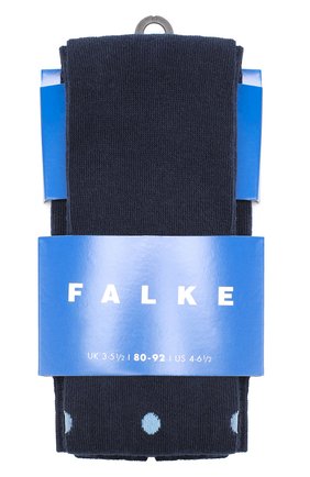 Детские колготки с рисунком в горох FALKE темно-синего цвета по цене 1470 руб., арт. 13866 | Фото 1 Детские колготки с рисунком в горох FALKE темно-синего цвета, арт. 13866 | Фото 1