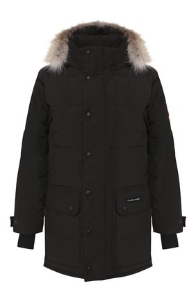 Мужская пуховик emory с меховой отделкой CANADA GOOSE черного цвета по цене 119500 руб., арт. 2580M | Фото 1 Мужская пуховик emory с меховой отделкой CANADA GOOSE черного цвета, арт. 2580M | Фото 1