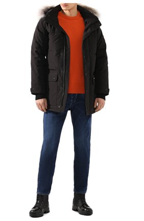Мужская пуховик emory с меховой отделкой CANADA GOOSE черного цвета по цене 119500 руб., арт. 2580M | Фото 2 Мужская пуховик emory с меховой отделкой CANADA GOOSE черного цвета, арт. 2580M | Фото 2