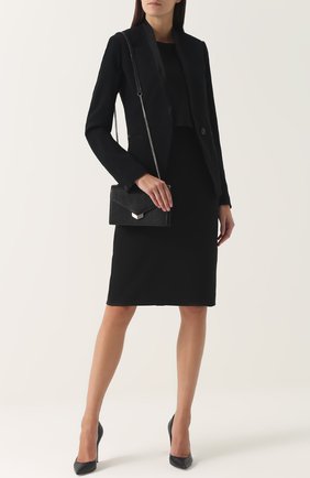 Женский черный приталенный жакет с воротником-стойкой Rag&Bone, арт. W275421NM купить в ЦУМ | Фото №1 Приталенный жакет с воротником-стойкой Rag&Bone черный | Фото №1