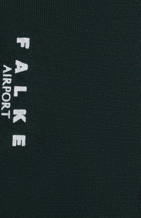 Мужские носки airport из смеси шерсти и хлопка FALKE темно-зеленого цвета по цене 1770 руб., арт. 14435 | Фото 2 Мужские носки airport из смеси шерсти и хлопка FALKE темно-зеленого цвета, арт. 14435 | Фото 2