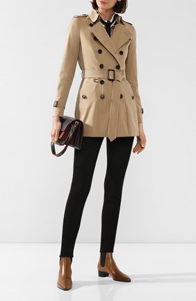 Женский хлопковый тренч BURBERRY бежевого цвета по цене 119000 руб., арт. 4013310 | Фото 2 Женский хлопковый тренч BURBERRY бежевого цвета, арт. 4013310 | Фото 2
