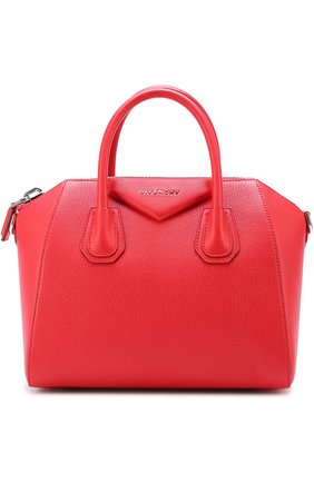 Женская сумка antigona small GIVENCHY красная цвета, арт. BB05117012 купить в ЦУМ | Фото №1 Сумка Antigona small Givenchy красная цвета | Фото №1