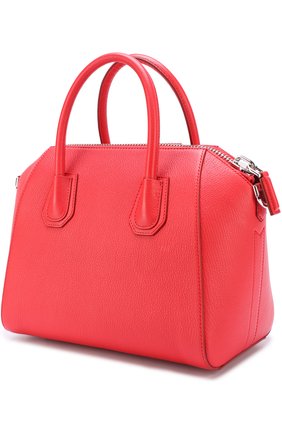 Женская сумка antigona small GIVENCHY красная цвета, арт. BB05117012 купить в ЦУМ | Фото №3 Сумка Antigona small Givenchy красная цвета | Фото №3