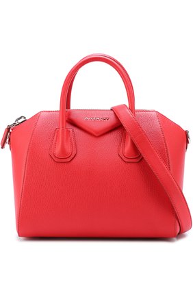 Женская сумка antigona small GIVENCHY красная цвета, арт. BB05117012 купить в ЦУМ | Фото №6 Сумка Antigona small Givenchy красная цвета | Фото №6