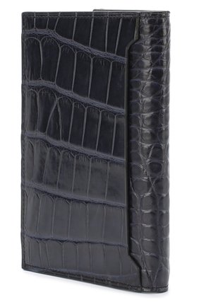 Мужская обложка из кожи аллигатора BRIONI темно-синего цвета по цене 159000 руб., арт. 0HAP/06720 | Фото 2 Мужская обложка из кожи аллигатора BRIONI темно-синего цвета, арт. 0HAP/06720 | Фото 2