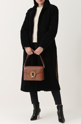Женская сумка lucia из тисненой кожи DOLCE & GABBANA светло-коричневая цвета, арт. 0116/BB6350/A1095 купить в ЦУМ | Фото №2 Сумка Lucia из тисненой кожи Dolce & Gabbana светло-коричневая цвета | Фото №2