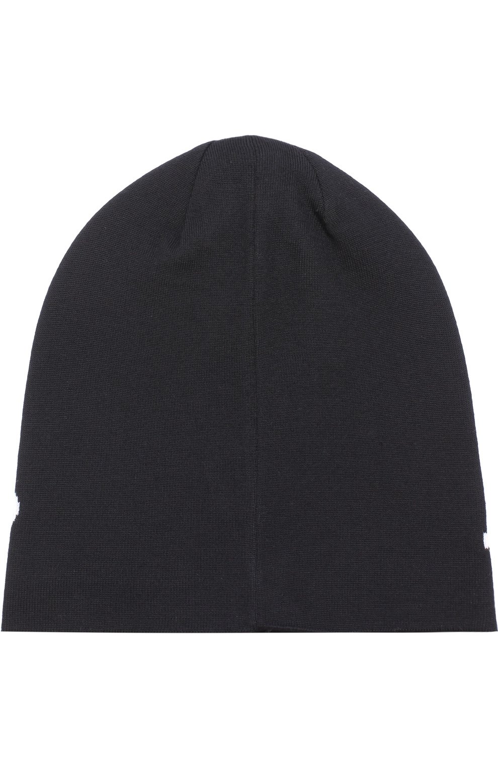 Шерстяная вязаная шапка с принтом Dolce & Gabbana, черного цвета, арт. 0136/FRH11K/F89E1 в ЦУМ | Фото №2 Шерстяная вязаная шапка с принтом Dolce & Gabbana черного цвета | Фото №2