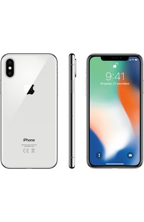 iPhone X 256GB Apple, цвет silver, арт. MQAF2RU/A в ЦУМ | Фото №1 iPhone X 256GB Apple silver | Фото №1