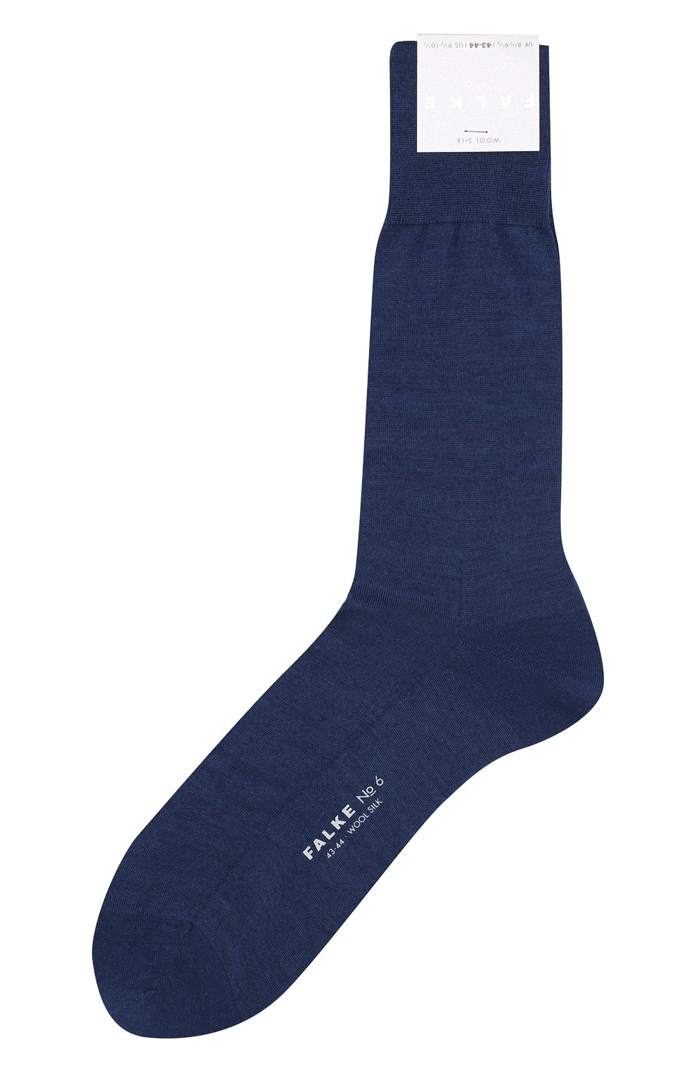 Мужские носки из шерсти и шелка FALKE синего цвета, арт. 14451 | Фото 1 (Материал внешний: Шерсть; Кросс-КТ: бельё; Статус проверки: Проверена категория)