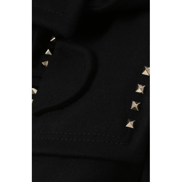 фото Шерстяное пальто-дафлкот с капюшоном valentino