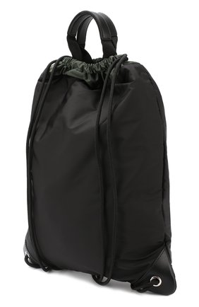 Мужской черный рюкзак street с вышивкой и кожаной отделкой Dolce & Gabbana, арт. 0115/BM1459/AM080 купить в ЦУМ | Фото №3 Рюкзак Street с вышивкой и кожаной отделкой Dolce & Gabbana черный | Фото №3