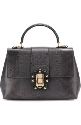 Женская сумка lucia из тисненой кожи DOLCE & GABBANA темно-серая цвета, арт. 0116/BB6322/A1095 купить в ЦУМ | Фото №1 Сумка Lucia из тисненой кожи Dolce & Gabbana темно-серая цвета | Фото №1