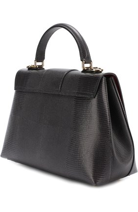 Женская сумка lucia из тисненой кожи DOLCE & GABBANA темно-серая цвета, арт. 0116/BB6322/A1095 купить в ЦУМ | Фото №3 Сумка Lucia из тисненой кожи Dolce & Gabbana темно-серая цвета | Фото №3