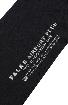 Мужские носки airport plus из смеси шерсти и хлопка FALKE темно-синего цвета по цене 1885 руб., арт. 14403 | Фото 2 Мужские носки airport plus из смеси шерсти и хлопка FALKE темно-синего цвета, арт. 14403 | Фото 2