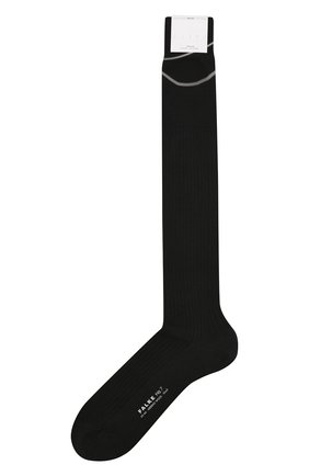 Мужские шерстяные гольфы FALKE черного цвета, арт. 15449 | Фото 1 (Материал внешний: Шерсть; Кросс-КТ: бельё; Статус проверки: Проверена категория)