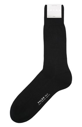 Мужские носки из шерсти и шелка FALKE темно-синего цвета, арт. 14451 | Фото 1 (Материал внешний: Шерсть; Кросс-КТ: бельё; Статус проверки: Проверена категория)
