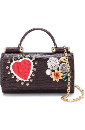 Кожаный чехол для iPhone 7 Plus на цепочке Dolce & Gabbana, цвет , арт. 0116/BI0869/AM471 в ЦУМ | Фото №4 Кожаный чехол для iPhone 7 Plus на цепочке Dolce & Gabbana | Фото №4