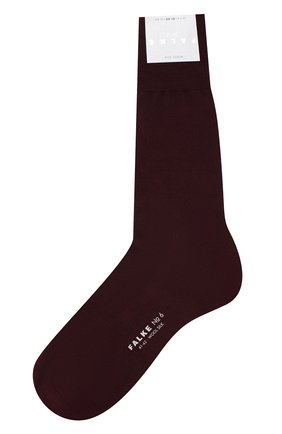 Мужские носки из шерсти и шелка FALKE бордового цвета, арт. 14451 | Фото 1 (Материал внешний: Шерсть; Кросс-КТ: бельё; Статус проверки: Проверена категория)