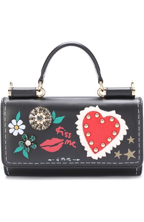 Кожаный чехол для iPhone 7 Plus на цепочке Dolce & Gabbana, цвет , арт. 0116/BI0869/AI534 в ЦУМ | Фото №1 Кожаный чехол для iPhone 7 Plus на цепочке Dolce & Gabbana | Фото №1