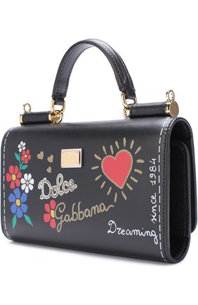 Кожаный чехол для iPhone 7 Plus на цепочке Dolce & Gabbana, цвет , арт. 0116/BI0869/AI534 в ЦУМ | Фото №2 Кожаный чехол для iPhone 7 Plus на цепочке Dolce & Gabbana | Фото №2
