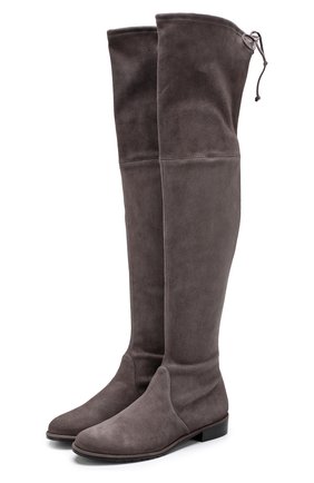 Женские бордовые замшевые ботфорты lowland на низком каблуке Stuart Weitzman, арт. L0WLAND/SUEDE купить в ЦУМ | Фото №1 Замшевые ботфорты Lowland на низком каблуке Stuart Weitzman бордовые | Фото №1