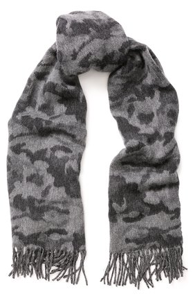 Мужской темно-серый шерстяной шарф с камуфляжным принтом Canada Goose, арт. 5281M купить в ЦУМ | Фото №1 Шерстяной шарф с камуфляжным принтом Canada Goose темно-серый | Фото №1