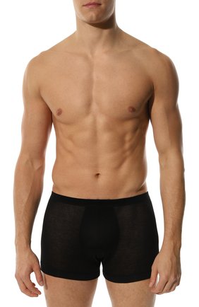 Мужские хлопковые боксеры ZIMMERLI черного цвета по цене 6580 руб., арт. 252-8851 | Фото 2 Мужские хлопковые боксеры ZIMMERLI черного цвета, арт. 252-8851 | Фото 2