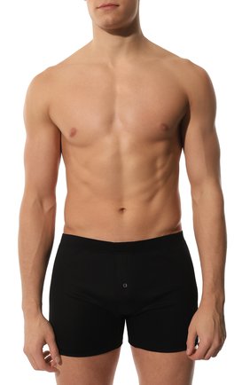 Мужские хлопковые боксеры ZIMMERLI черного цвета по цене 11150 руб., арт. 286-1446 | Фото 2 Мужские хлопковые боксеры ZIMMERLI черного цвета, арт. 286-1446 | Фото 2