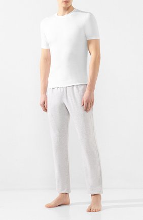 Мужские футболка ZIMMERLI белого цвета по цене 7970 руб., арт. 700-1341 | Фото 2 Мужские футболка ZIMMERLI белого цвета, арт. 700-1341 | Фото 2