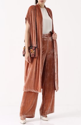 Бархатное пальто свободного кроя Alice + Olivia, светло-розового цвета, арт. CC707B12901 в ЦУМ | Фото №1 Бархатное пальто свободного кроя Alice + Olivia светло-розового цвета | Фото №1