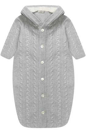 Конверт из кашемира фактурной вязки Baby T светло-серого цвета, арт. 17AIC857S в ЦУМ | Фото №1 Конверт из кашемира фактурной вязки Baby T светло-серого цвета | Фото №1