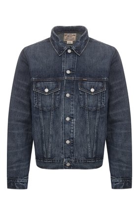 Мужская джинсовая куртка POLO RALPH LAUREN синего цвета по цене 19200 руб., арт. 710673235 | Фото 1 Мужская джинсовая куртка POLO RALPH LAUREN синего цвета, арт. 710673235 | Фото 1